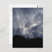 Moody sky postkarte (Vorne/Hinten)