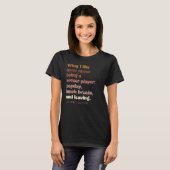 Moody Soccer Player Boho Vintag T-Shirt (Vorne ganz)