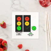 Moody-Stoplight-Genie denken Sie außerhalb des Fel Serviette (Beispiel)