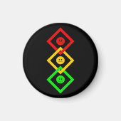 Moody Stoplight Magnet (Vorne)