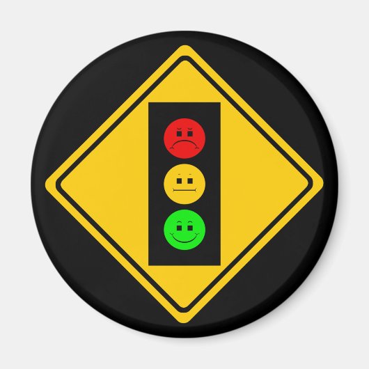 Moody Stoplight Magnet (Vorne)