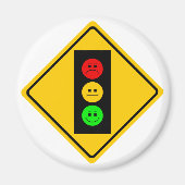 Moody Stoplight Magnet (Vorne)