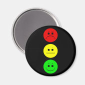 Moody Stoplight Magnet (Vorderseite/Rückseite)