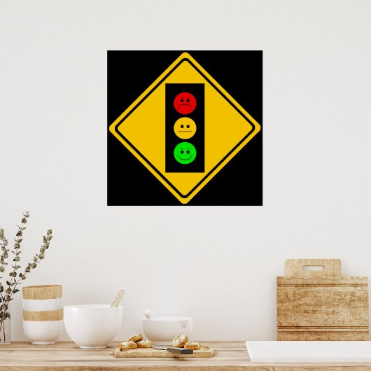 Moody Stoplight Poster (Küche)