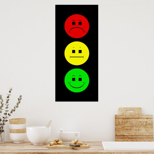 Moody Stoplight Poster (Küche)