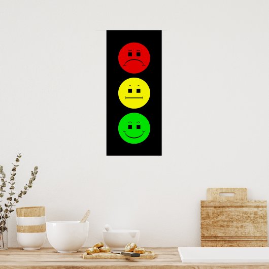 Moody Stoplight Poster (Küche)