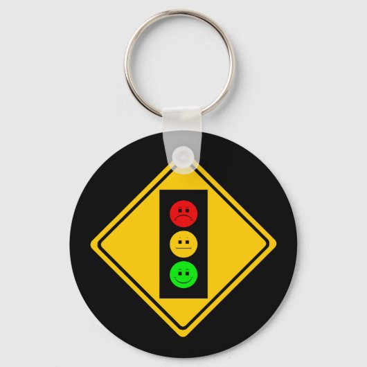 Moody Stoplight Schlüsselanhänger (Vorderseite)