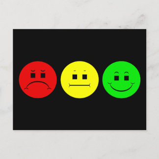 Moody Stoplight Trio Postkarte