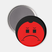 Moody Stoplight Trio Ron Buckstopper Face Magnet (Vorderseite/Rückseite)