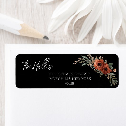 Moody Terracotta Floral Boho Hochzeit  (Insitu)