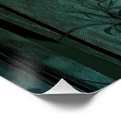 Moody Thoughful Anime Girl Poster (Ecke)