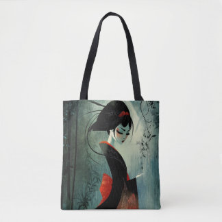 Moody Thoughful Anime Girl Tasche