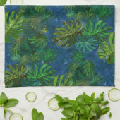 Moody Tropical Night Kitchen Handtücher (Gefaltet)