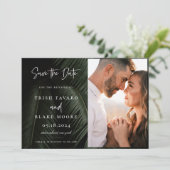 Moody Tropics Foto Save The Date (Stehend Vorderseite)