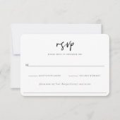 Moody Tropics Wedding RSVP Card Karte (Vorderseite)