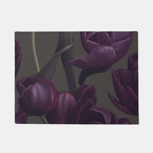 Moody Tulip Doormat Fußmatte (Vorderseite)