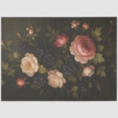  Moody Vintage Rose Seidenpapier (Vorderseite)