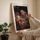 Moody warm Fall Wildblume Bauernmauer Kunst Poster