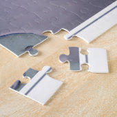 Moody Water Lily mit Grenze Puzzle (Seite)