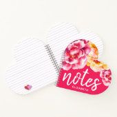 Moody Watercolor-Blume - Handgeschriebene Anmerkun Notizblock (Innenseite)