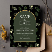 Moody Watercolor Moderne Rustikale Elegante Hochze Save The Date