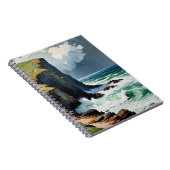 Moody Waves | Notebook-Journal Notizblock (Rechte Seite)
