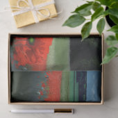 Moody Weather Barn and Poppies Seidenpapier (Geschenk)