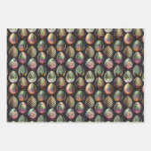 Moody & Whimsical Bright farbenfrohe Dracheneier Geschenkpapier Set (Vorderseite 3)