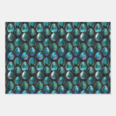 Moody & Whimsical Bright farbenfrohe Dracheneier Geschenkpapier Set (Vorderseite 2)