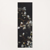 Moody White Blossoms Yogamatte (Vorderseite)