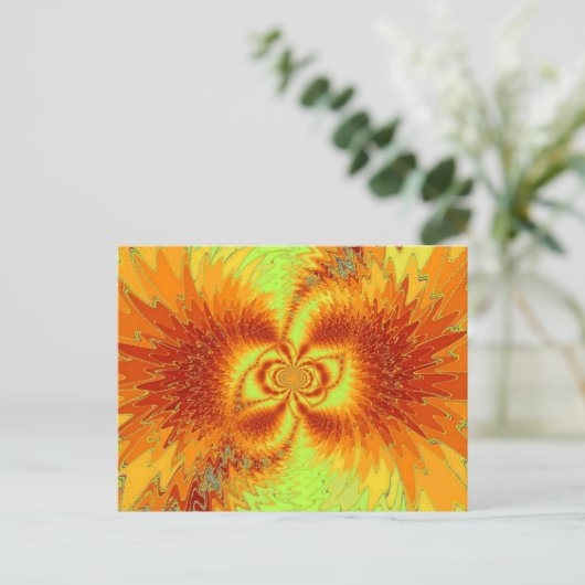 MOODY-WILDBLUME 4 POSTKARTE (Stehend Vorderseite)