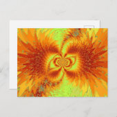 MOODY-WILDBLUME 4 POSTKARTE (Vorne/Hinten)