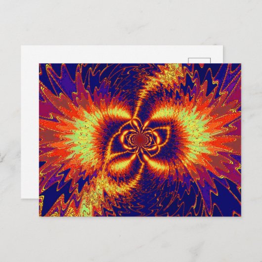 MOODY-WILDBLUME 8 POSTKARTE (Vorne/Hinten)