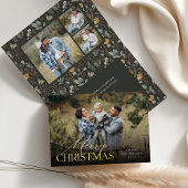 Moody Winter Botanical Horizontal Foto geklappt