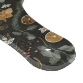 Moody Winter Botanische Personalisierte Küche Schneidebrett (Ecke)