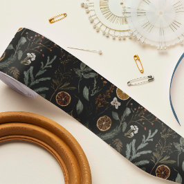 Moody Winter Botanische Weihnachten Satinband