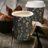 Moody Winter Botanischer Weihnachtsfeiertag Pappbecher