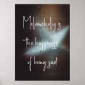 Moody Winter Night's Big Christmas Star Poster (Vorne)