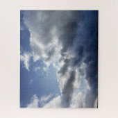 Moody Wolken in Cornisch Blau Himmel Puzzle (Vertikal)