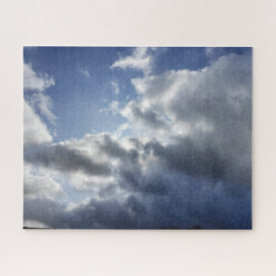 Moody Wolken in Cornisch Blau Himmel Puzzle