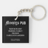 MOODY'S PUB, CHICAGO, IL SCHLÜSSELANHÄNGER (Rückseite)