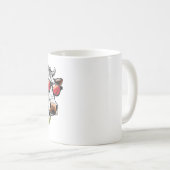 Mooe raus aus dem Hasen Funny Cow mit Brille Sweat Kaffeetasse (VorderseiteRechts)