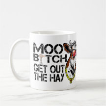 Mooe raus aus dem Hasen Funny Cow mit Brille Sweat