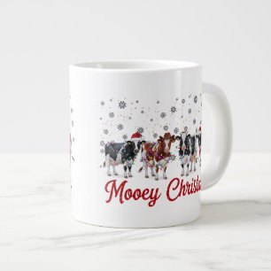 Mooey Christmas Adororable Kuh bedeutungsvolles Ge Jumbo-Tasse