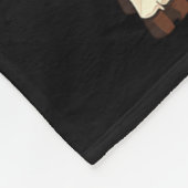 Mooey Christmas Cow With Santa Hats Xmas Lights Me Fleecedecke (Ecke)