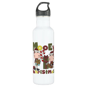 Mooey Christmas Edelstahlflasche