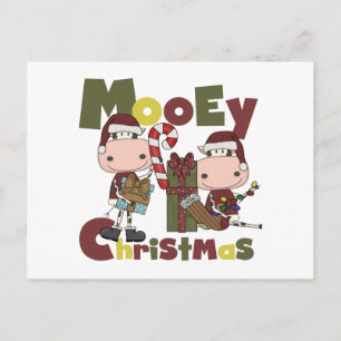 Mooey Christmas Feiertagspostkarte