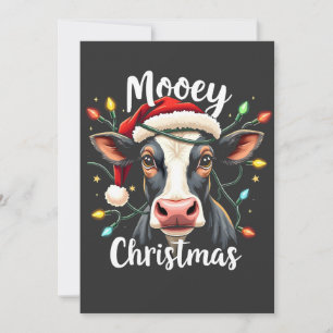 Mooey Christmas Funny Xmas Kuh Rinder Liebhaber Einladung