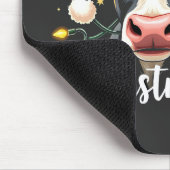Mooey Christmas Funny Xmas Kuh Rinder Liebhaber Mousepad (Ecke)