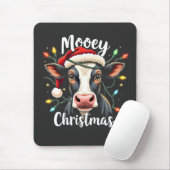 Mooey Christmas Funny Xmas Kuh Rinder Liebhaber Mousepad (Mit Mouse)